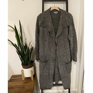 Joseph A. Long Drape Collar Coatigan